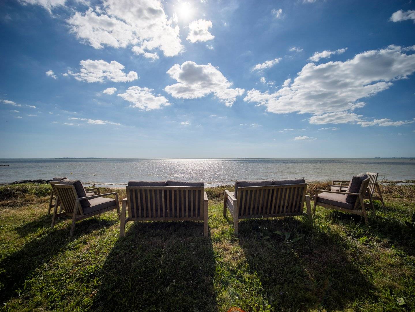 vue océan villa camping à la corniche la rochelle